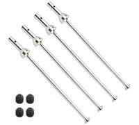 MGHGFYTAS Rc Car DriveShafts Compatible With ARRMA For TALION 1/7 RC Car Upgrade Modification Parts Accessories Metal Front Rear CVD Driveshaft(Silver)