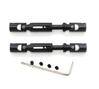 MGHGFYTAS Rc Car DriveShafts Compatible With D12 C14 C24 B16 B36 B24 For MN D90 For MN99S RC Car Upgrade Modification Parts 2Pcs Metal Drive Shaft