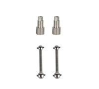 MGHGFYTAS Rc Car DriveShafts Compatible With LDRC A86 LD1801 LD1802 LD1803 LD1804 A01 A02 1/18 RC Car Upgrade Parts Accessories 2pcs Metal CVD Driveshaft(Silver)