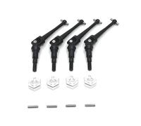 MGHGFYTAS Rc Car DriveShafts Compatible With MJX 14209 14210 16207 16208 16209 16210 H16 Rc Crawler Car Truck Accessories Parts Transmission Shaft Combiner(Silver)