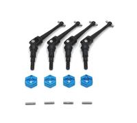 MGHGFYTAS Rc Car DriveShafts Compatible With MJX 14209 14210 16207 16208 16209 16210 H16 Rc Crawler Car Truck Accessories Parts Transmission Shaft Combiner(Blue)