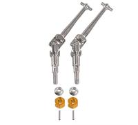 MGHGFYTAS Rc Car DriveShafts Compatible With MJX For Hyper Go 14210 1/16 16207 16208 16209 16210 H16 1/14 RC Car Upgrade Parts Accessories Metal CVD Drive Shaft(Yellow)