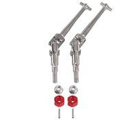 MGHGFYTAS Rc Car DriveShafts Compatible With MJX For Hyper Go 14210 1/16 16207 16208 16209 16210 H16 1/14 RC Car Upgrade Parts Accessories Metal CVD Drive Shaft(Red)