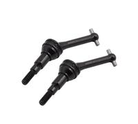 MGHGFYTAS Rc Car DriveShafts Compatible With MJX For Hyper Go 14301 14302 CVD 14410 1/14 RC Car Upgrade Parts Accessories 2Pcs Metal Drive Shafts Dog Bone(Black)