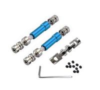 MGHGFYTAS Rc Car DriveShafts Compatible With MN128 MN86 MN86S MN86K MN86KS For MN G500 1/12 RC Car Upgrade Parts Accessories 3pcs Metal CVD Driveshaft(Blue)