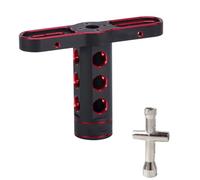 MGHGFYTAS RC Car Parts Compatible with Trax for X-MAXX for Summit for E-REVO for Arrma 17mm 1/8 Rc Car Upgrade Parts Aluminum Wheel Hex Nut Wrench