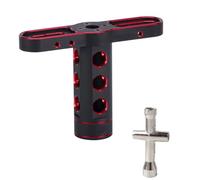 MGHGFYTAS RC Car Parts Compatible with Trax for X-MAXX for Summit for E-REVO for Arrma 17mm 1/8 Rc Car Upgrade Parts Aluminum Wheel Hex Nut Wrench