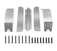 MGHGFYTAS RC Spare Part For Traxxas 1/5 For X-Maxx 6S 8S RC For Buggy Truck Upgrade Parts Stainless Steel For Chassis Armor Skid Plate Guard Protect Set RC Spare