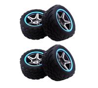 MGHGFYTAS RC Wheel Tire Compatible With WLtoys 104009 104016 104018 104019 12402-A 12409 RC Car Spare Parts 4Pcs 103Mm Big Tire Wheel Tyre