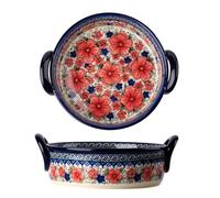 MGHRUEWH Ceramics Baking Dish, Lasagna Pans Baking Dish with Handles for Oven, Large Bakeware, Ceramic Baking Dish Casserole Dish for Oven, Ceramic Casserole,B