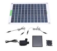 MGHRUEWH Solar Kit, Monocrystalline Silicon 100W Solar Panel 5M Lift Quiet Solar Powered Fountain Pump with Energy Storage Box, for Garden, Courtyard, Pond