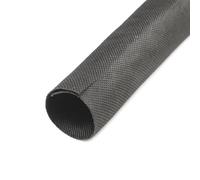 MGI SpeedWare Woven Mesh Split-Sleeve Wire Loom for High-Temperature Automotive Harness and Home Cable Management - 25 feet (1")