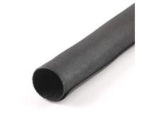 MGI SpeedWare Woven Mesh Split-Sleeve Wire Loom for High-Temperature Automotive Harness and Home Cable Management - 25 feet (1/2")