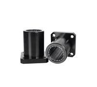 MGIMGFKZD 1pcs Linear Bearing self-lubricating Engineering Plastic Sliding Sleeve LMK10 LMK12 LMK16-50(Brown,J1-LMK25 25X40X59mm)