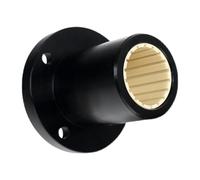 MGIMGFKZD Round self-lubricating fiber linear bearing engineering plastic sliding sleeve LMF10 LMF12 LMF16-40(Gold,J1-LMF16 16X28X37mm)