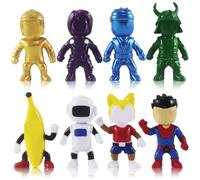 MGKEOUF 8-Piece 6cm Stumble Man Figures Set - Action Figures & Cake Toppers Made of Plastic | Perfect for Kids, Fans, and Adults as Collectibles or Party Decorations