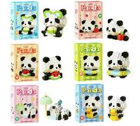MGKEOUF Panda Building Blocks,Panda Building Toy, 3D Animal Diy Construction Toys Figure Decor Building Toys Birthday Gifts For Boys Girls