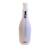 MGKolbe® Elegant Neoprene Wine Bottle Cooler Universal Bottle Cooler Lining Refreshing Sparkling Prosecco Alternative to Thermobottle Bucket 750 (Wine Cooler (White)