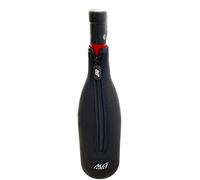 MGKolbe® Elegant Wine Bottle Cooler Neoprene Universal Bottle Holder Liner Refreshes Sparkling Prosecco Ice Free+Thermobottle Bucket Black Color