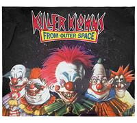 MGM Killer Klowns from Outer Space Horror Super Soft and Cuddly Plush Fleece Throw Blanket