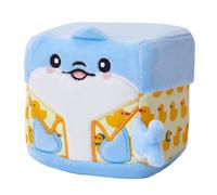 MGM Toy Squarepal Keyring - Dolphin - Anti-Stress - 193737 - Memory Foam - Gadget - Gift - Animals - Rehabilitation - Anxiety - Sensory Toy - From 2 Years