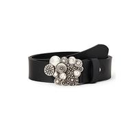 MGM Women's Coin Belt, Black (Black 01), 110 cm
