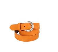 MGM Women's Coloured Basic Belt, orange, 110 cm