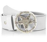 MGM Women's Stella-Marela Belt, White (Weiß), 38 (Size: 85)