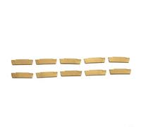 MGMN200-G Carbide Grooving Inserts 2mm for Steel Cutting Lathe Parting Tools, Gold KDC Tips Compatible with MGEHR MGIVR, Suitable