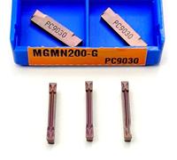 MGMN200-G PC9030 High Quality Cutter Carbide Inserts Hard Alloy Blade Tool MGMN 200 CNC External Turning 10pcs
