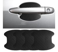 mgmooa 4 PCS Car Door Handle Protector, Scratch Resistant Carbon Fiber Stickers, Universal Protective Film for Most Cars, SUVs, Trucks, Car Exterior Accessories