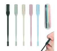 mgmooa 5Pcs 2-in-1 Nasal Hair Cutter, Double Sided Nose Hair Cutter