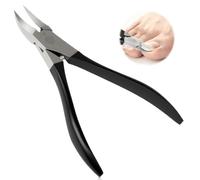 mgmooa Toenail Clipper for Ingrown and Thick Nails, Long Handle Slanted Blade Nail Clippers with Stainless Steel Head & Comfort Grip Handle, Professional Pedicure Tool for Men, Women, Seniors