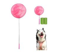mgmxbsth Dog Pooper Scooper,Long Handled Poop Scoops for Dogs,Dog Poop Bag Holder with 30 Bags,Poop Picker for Dogs,Convenient and Portable Outdoor Walking,Portable Pooper Scooper(Pink)