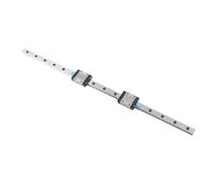 MGN12 Miniature Linear Guide Rail 400mm with 2pcs MGN12B Slide Blocks, 12mm Width Precision Linear Motion Rail for Small Automation and Measuring Equipment