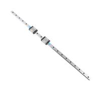 MGN12 Miniature Linear Rail Guide 500mm Length 12mm Width with 2 MGN12B Slide Blocks - High Precision Smooth Motion, 4 - Point Contact Bearing Rail for CNC & Automation