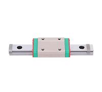 MGN12H - 100-1R Miniature Linear Guide Block, Linear Slider with High Rigidity Steel Balls, Gothic Arch Ball Track Design for Automated Industry Equipment