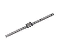 MGN15 Miniature Linear Guide Rail, Linear Motion Slide Rail with Low Friction Bearing Steel for CNC 3D Printer Robotic Arm Industrial Automation Equipment (350mm)
