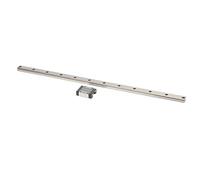 MGN15C Linear Rail Guide Bearing Steel Linear Sliding Rail, Miniature Linear Motion Rail with Rubber Stoppers for 3D Printers CNC Machines Ender 3 CoreXY Tronxy Delta (450mm)