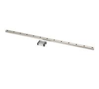 MGN15C Linear Rail Guide Bearing Steel Linear Sliding Rail, Miniature Linear Motion Rail with Rubber Stoppers for 3D Printers CNC Machines Ender 3 CoreXY Tronxy Delta (500mm)