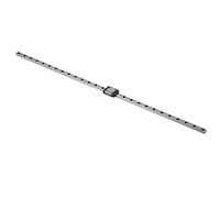 MGN7 Mini Linear Rail, CNC Linear Sliding Guideway, High Precision Low Noise Bearing Steel Linear Guide Rail for 3D Printer Automation Equipment with 7mm Width (400mm)