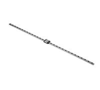 MGN7 Mini Linear Rail, CNC Linear Sliding Guideway, High Precision Low Noise Bearing Steel Linear Guide Rail with Multiple Steel Balls for 3D Printer Automation Equipment (450mm)