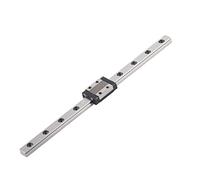 MGN9 Bearing Steel Linear Rail Guide with Carriage Block High Precision Smooth Sliding Motion for CNC Machines and Automation Equipment Industrial Grade Durable (200mm)