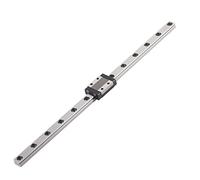 MGN9 Bearing Steel Linear Rail Guide with Carriage Block High Precision Smooth Sliding Motion for CNC Machines and Automation Equipment Industrial Grade Durable (250mm)