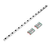 MGN9B 300mm Linear Guide Rail 9mm Linear Sliding Gide with 2pcs MGN9B Rail Block for DIY 3D Printer CNC Machine