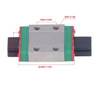 MGN9C Linear Guide Slider Block Accurate Positioning Smoothly Low Noise Operation Rail Sliding Block 3D Printer