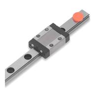 MGN9C Linear Rail Guide, Bearing Steel Miniature Slide Rail with Carriage Block, High Load Self-Aligning, for 3D Printer CNC Miniaturized Equipment (400mm)