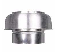 MGNSJGYXN Aluminium Chimney Cap Anti-Draft Bird Protection Rain & Snow Cover Universal Fuel Type Exhaust Guard 133mm Diameter & Weather-Resistant