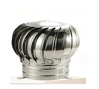 MGNSJGYXN Premium Stainless Steel Chimney Cap - Anti-Downdraught Spinner Versatile Exhaust Hood Galvanized Finish Adjustable Weather-Resistant for Optimal Ventilation