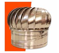 MGNSJGYXN Rotatable Stainless Steel Chimney Cap 304 Grade Bird Protection Spinner Wind-Resistant Top Universal Flue Cover with Claw Base Energy-Saving Chimney Hat
